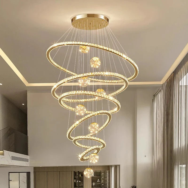 Axyaa Modern Dining Room Pendant Light Indoor LED Chandelier