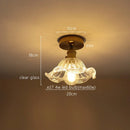 Axyaa Green Stripe Glass Pendant Lamp for Home Decor and Lighting