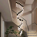 Axyaa Modern LED Chandeliers for Living Room Staircase Pendant Light Indoor Lighting