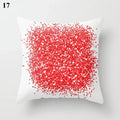 Axyaa Geometric Pillow Case: Modern Red Design for Home Decor