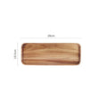 Axyaa Acacia Wood Coffee Tray Rectangular Plate for Snacks and Desserts