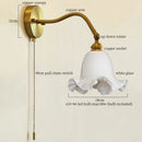 Axyaa Flower Glass LED Wall Lights - Nordic Minimalism Applique Murale