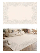 Axyaa Plush Cream Style Bedroom Rug for Cozy Living Room Decor & Soft Bedside Touch