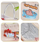 Axyaa Kawaii Puppy Insulated Lunch Bag - Large Portable Bento Pouch for Women, Girls, Kids