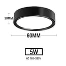 Axyaa 220V LED Ceiling Spot Downlights 15W-20W Kitchen Lighting Fixture