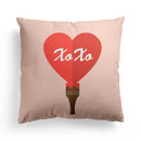 Axyaa Romantic Couple Pillowcases | Soft Cartoon Pattern Sofa Pillow Covers