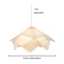 Axyaa Flower Fabric Pendant Chandelier for Living Kids Dining Room