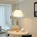 Axyaa Nordic Glass Chandelier Pendant Light Double Layer E27 Restaurant Kitchen Lighting