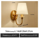 Axyaa Copper LED Color Wall Lamp for Bedroom Living Room TV Background Lighting