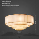 Axyaa Auspicious Cloud Fabric Chandelier Pendant Light for Hotel, Living Room, Restaurant