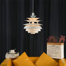 Axyaa Nordic Modern Aluminum Chandelier E27 Lighting Fixture for Living Room & Bedroom