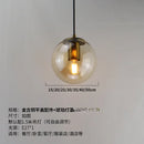 Axyaa Modern Glass Chandelier Bar Counter Restaurant Hanging Lights