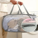 Axyaa Foldable Mesh Laundry Hamper with Handles: Versatile Storage Bag for Multiple Rooms