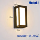 Axyaa Outdoor Motion Sensor Wall Light Waterproof IP65 LED 18W 30W Garden Street Lighting
