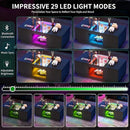 Axyaa LED Rectangle Coffee Table - Modern Centerpiece for Living Spaces