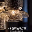 Axyaa Modern Glass Cover Pendant Light Fixture for Restaurant Living Room