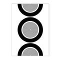 Axyaa Geometric Lines Canvas Poster: Scandinavian Minimalist Modern Art Print for Home Decor