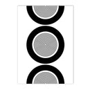 Axyaa Geometric Lines Canvas Poster: Scandinavian Minimalist Modern Art Print for Home Decor