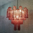 Axyaa Murano Glass Tube Chandelier Shade - Handcrafted Modern Lighting Decor