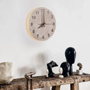 Axyaa LED Wall Sconce Stone Clock Light for Home Decor