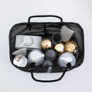 Axyaa Mesh Drainage Bathing Basket: Large Capacity, Foldable, Shower Bag for Travel & Home