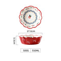 Axyaa Retro Ceramic Fruit Bowl Set for Stylish Table Presentation