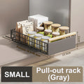 Axyaa Kitchen Sink Pull-out Rack Cabinet Basket Organizer
