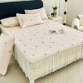 Axyaa Cartoon Jacquard Ice Doudou Soft Mat Three-piece Set