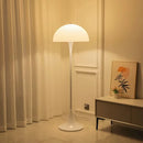 Axyaa White LED Floor Lamp Modern Style Elegant Standing Lamp for Home Decor
