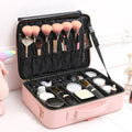 Axyaa PU Makeup Case: Large Storage Travel Cosmetics Bag
