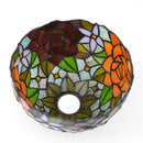 Retro Wall Lamp Shade for Modern Decor by Axyaa - Stained Glass Rose Lampshade