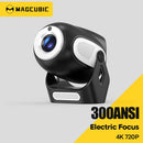 Axyaa Magcubic Electric Focus HY300 X 4K Projector 300ANSI BT5.0 Home Cinema Portable