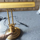 Axyaa Adjustable LED Piano Lamp with Dimmer in Satin Nickel
