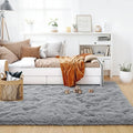 Axyaa Soft Silky Carpet for Living Room Sofa, Kids Bedroom Decor Plush Shaggy Area Rug