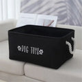 Axyaa Foldable Home Storage Basket for Clothes, Toys & Snacks with Handle