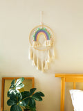 Macrame Rainbow Wall Hanging Decor for Stylish Home Interiors by Axyaa