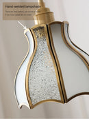 Modern Luxury Axyaa Brass & Glass LED Chandelier for Home Restaurant Living Room