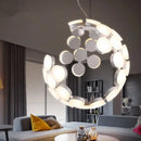 Axyaa Sphere Moon Pendant Chandelier for Modern Decor Lighting