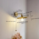 Axyaa Copper LED Wall Light: Modern Nordic Lamp for Dining, Bathroom, Bedroom