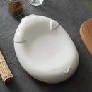 Axyaa White Ceramic Plates Set for Commercial and Hotel Use