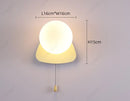Axyaa LED Bedside Wall Lamp with Cable Switch for Bedroom, Living Room & Corridor