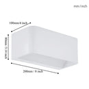 Axyaa Modern Aluminum Wall Lamp - Simple Indoor Lighting for Bedroom, Living Room, and Stairs