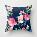 Axyaa Flower Butterfly Pattern Cushion Cover - Sofa Decoration Pillowcase