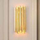 Axyaa Nordic Light Luxury Metal Wall Lamp for Living Room Bedroom Corridor Aisle