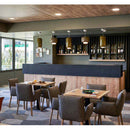 Axyaa Italian Glass LED Chandelier for Hotel & Restaurant Decor