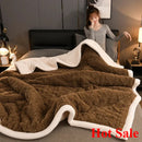 Axyaa Winter Plush Fleece Blanket - Cozy Sofa Quilt for Office and Home