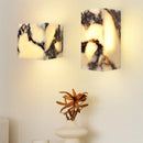 Axyaa Square Bulgari Stone LED Wall Light for Living Room & Bedroom