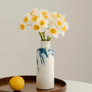 Axyaa Irregular Ink Graffiti Ceramic Vase for Home Decoration and Flower Arrangement