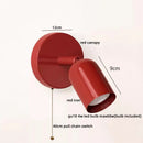 Axyaa Nordic Cream Style LED Wall Sconce with Pull Chain Switch
