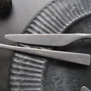 Axya Stainless Steel Cutlery Set, Knife Fork Spoon, Retro Frosted Silver Finish